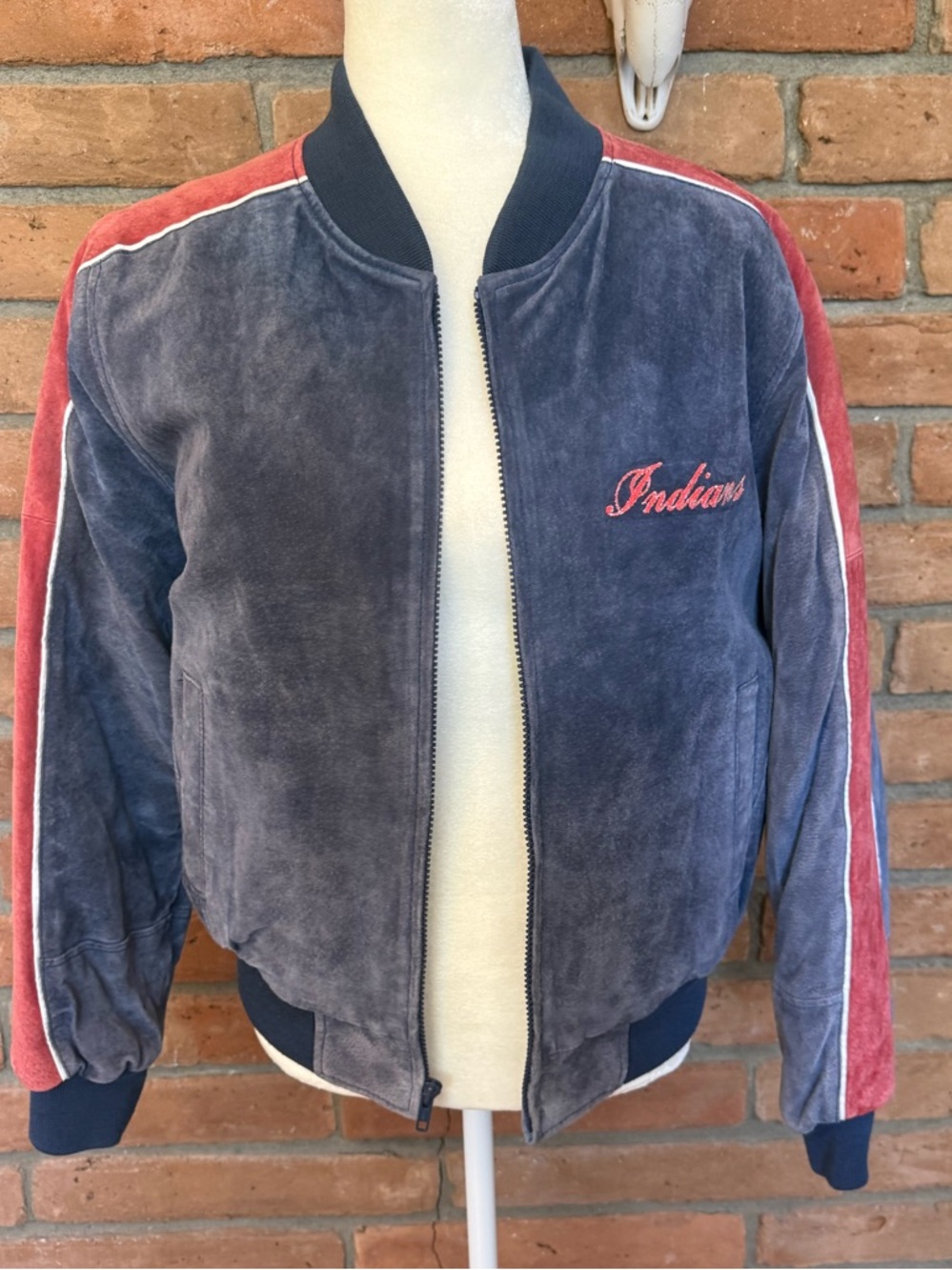 Cleveland Indians retro bomber jacket